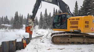 Gilbert Vibratory Pile Driver